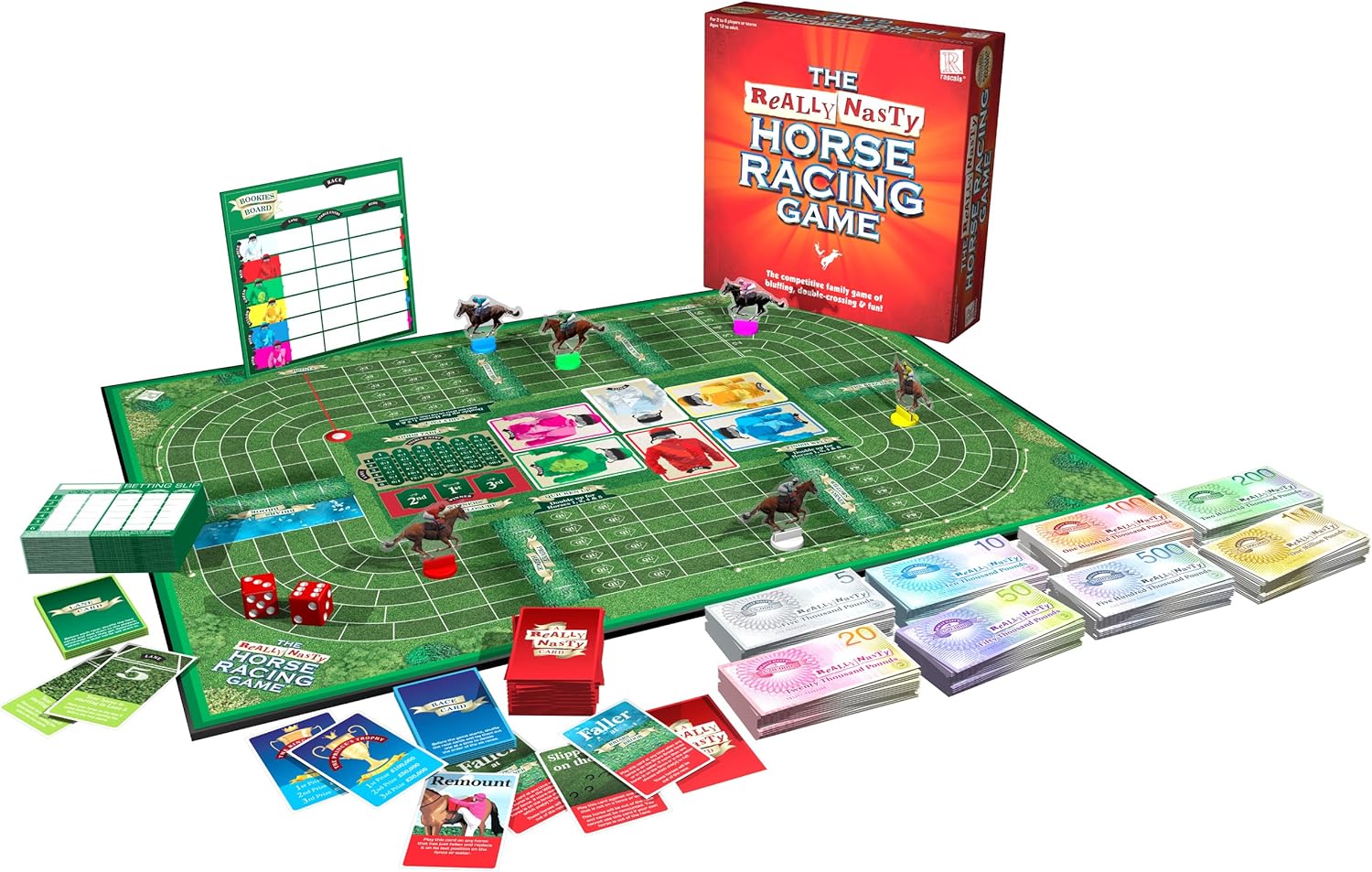 Rascals The Really Nasty Horse Racing Game Board Game