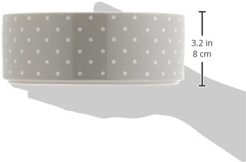 Petface Grey Spots Ceramic Dog Bowl - 20 cm Diameter | Durable & Easy to Clean 6
