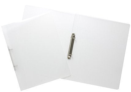 Ark 3 Pack Clear A4 Slim Project Style Ring Binders | 2 Ring | 20mm Spine | 15mm Capacity 2