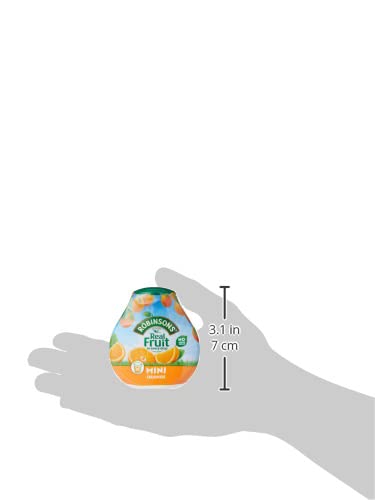 Robinsons Mini No Added Sugar Low Calorie Orange Flavour Concentrate - 6 Pack (66ml Each)