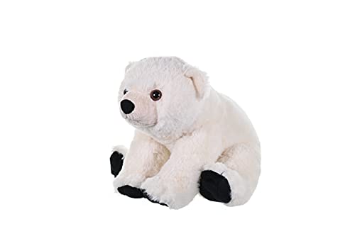 WILD REPUBLIC Polar Bear Baby Plush Soft Toy Cuddlekins 30 cm | Surface Washable