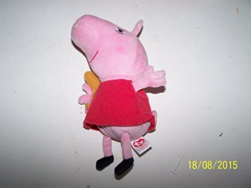 Ty UK Peppa Pig Beanie - Soft Plush Toy for Ages 3+ (46128)