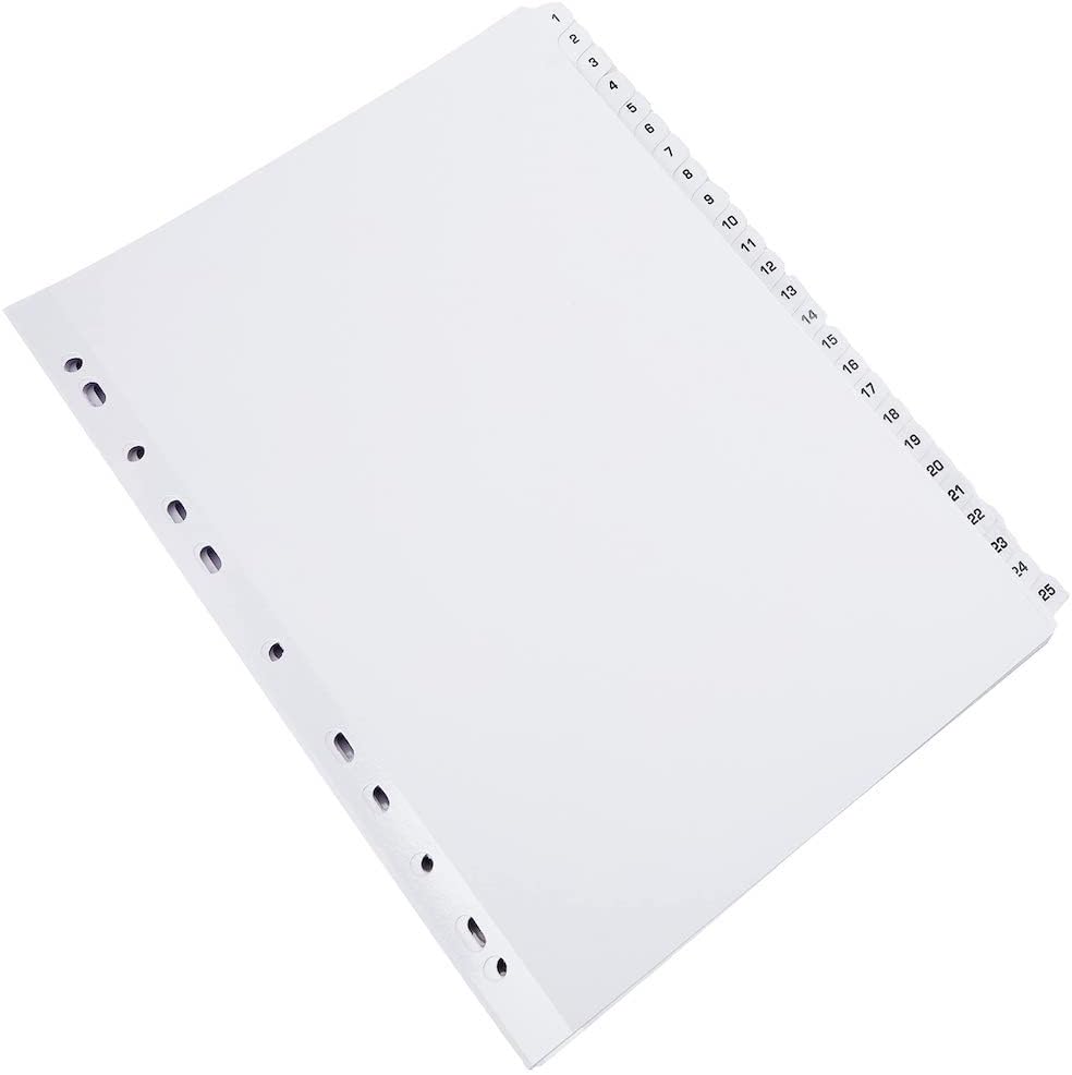Q-Connect A4 1-50 Mylar Index (Pack of 10) 1