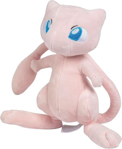 Pokémon Mew Plush Toy - 8-Inch Super Soft Mythical Pokémon for Ages 2+