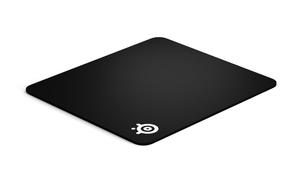 SteelSeries QcK Heavy Gaming Mouse Pad - Extra Thick 6mm Non-Slip Base | Size L (450x400mm) | Black