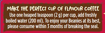 Beanies - Amaretto Almond Flavour Instant Coffee (50g)