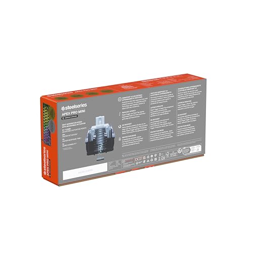 SteelSeries Apex Pro Mini Gen 3 - 60% Gaming Keyboard with OmniPoint 3.0 Hall Effect Switches - Adjustable Actuation, Rapid Trigger, Protection Mode - Black - US QWERTY 19