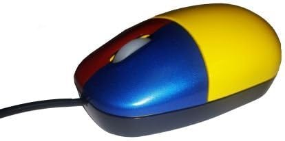 Wishtrac Kids Mini Optical Mouse - Colour-Coded, USB, 800dpi (MA)