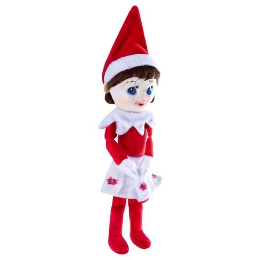 Elf on the Shelf Plushee Pal Snuggler - 12-inch Cuddly Plush Girl Elf 17