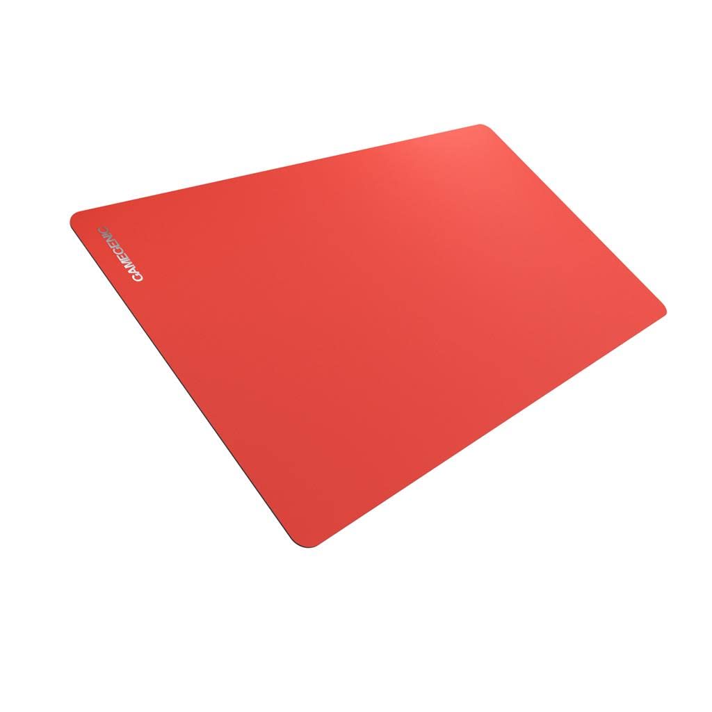 Gamegenic Prime 2mm Playmat - Red | Natural Rubber | Anti-Slip Backing