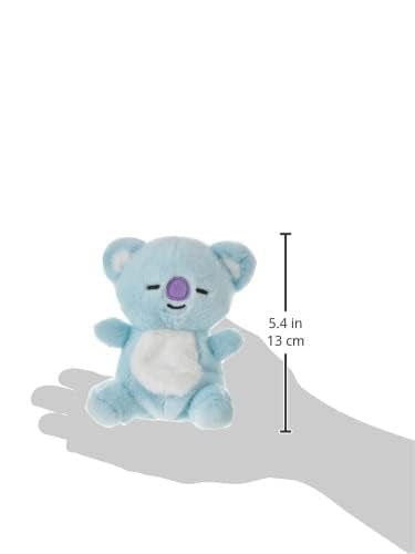 AURORA BT21 KOYA Palm Pal Stuffed Animal - 5In, Blue, Eco-friendly | Suitable from Birth 3