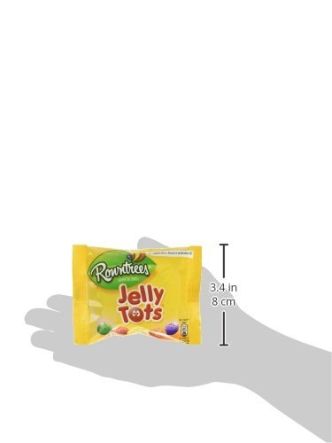 Rowntree's Jelly Tots Sweets - Vegan Friendly Fruit Chewy Sweets, 36 x 42 g