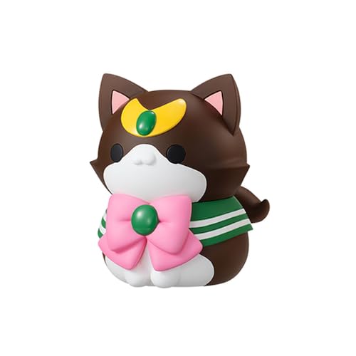 Megahouse Pretty Guardian Sailor Moon Nyanto! The Big Nyaruto Series Sailor Jupiter 10 cm Figure - Brown, Pink, White 9