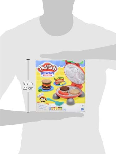 Play-Doh Burger Barbecue Set - Interactive Pretend Play Cooking Toy for Kids 3+ 2