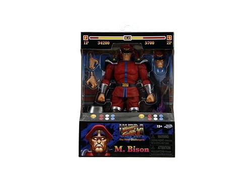 Street Fighter 6 - Jada M. Bison 6" Deluxe Collector Action Figure 6