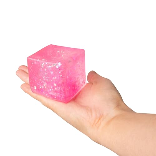 Scrunchems Glitter Sugar Cube - Sensory Fidget Toy for Stress Relief, Ages 3+ 12