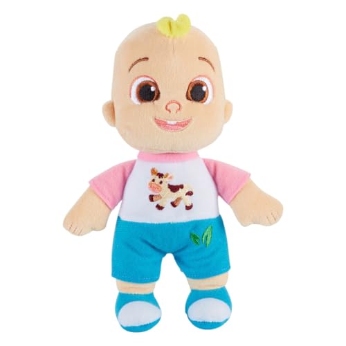 Character Options CoComelon 23cm CJ in Romper Suit Eco Soft Plush Toy - 100% Recycled Materials for Ages 18 Months+