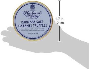 Charbonnel et Walker Dark Sea Salt Caramel Truffles 120 g