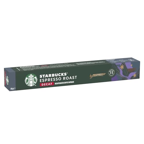 STARBUCKS - Decaf Espresso Roast by Nespresso, Dark Roast Coffee Capsules (Pack of 10) 5