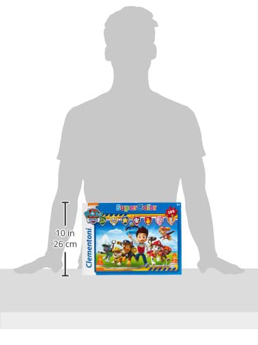 Clementoni Paw Patrol Supercolor Patrol 104-Piece Jigsaw Puzzle