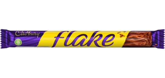 Cadbury - Flake Chocolate Bar The Crumbliest Flakiest Milk Chocolate 4 x 25.5g