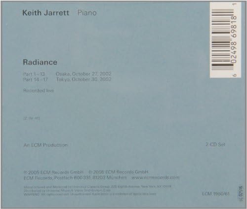 Keith Jarrett - Radiance [2CD]