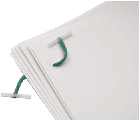 Q-Connect Plastic Ended Treasury Tag 127 mm - Pack of 100, Green 1