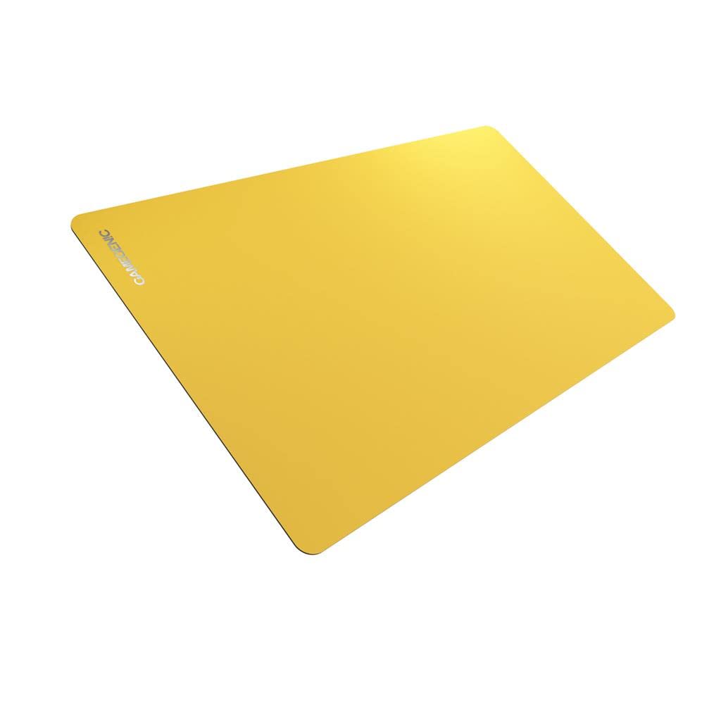 Gamegenic Prime 2mm Playmat - Yellow | Natural Rubber | Anti-Slip Backing | GGS40010ML