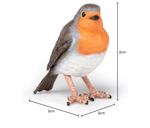 Papo Robin Figurine - Realistic Garden Bird Model for Kids 3+ 17