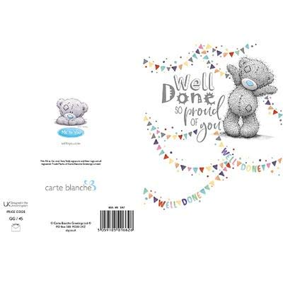 Me To You Tatty Teddy Well Done Greeting Card | 5x7 inch | Hand Finished 3