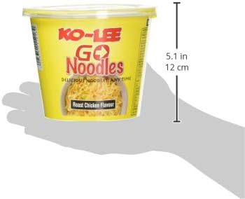 Ko-lee Go Cup Noodles Roast Chicken Flavour 65g (Pack of 12) 2