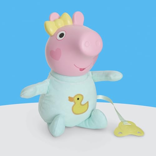 Peppa Pig Oinks and Snuggles Evie Interactive Baby Doll - 20+ Sound Effects, Ages 3+
