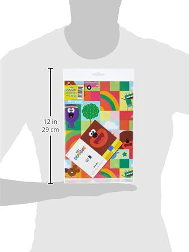 Hey Duggee HD006 Wrapping Paper 2 Sheet and 2 Gift Tag 2