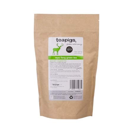 teapigs Loose Mao Feng Green Tea - Whole Leaf, 200g, Plastic-Free Packaging 1