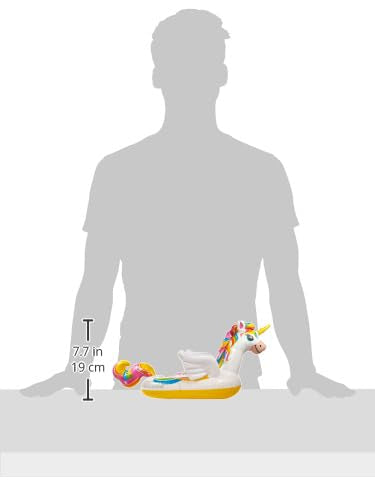 Intex - Inflatable Unicorn Pool Float - 198x140x97 cm 6