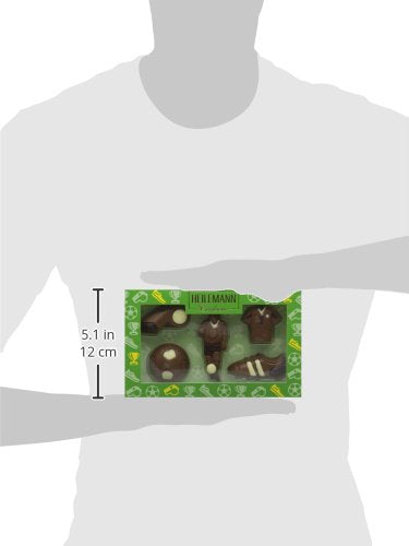 Heilemann Milk Chocolate Football Set - 5-Piece Mini Figurines with White & Dark Chocolate Decoration (6699) 7