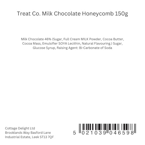 Cottage Delight Milk Chocolate Honeycomb - 150g Bag | Classic Confectionery