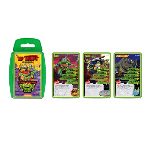 Top Trumps Teenage Mutant Ninja Turtles Dedicated Deck Card Game | Ages 6+ | 2+ Players