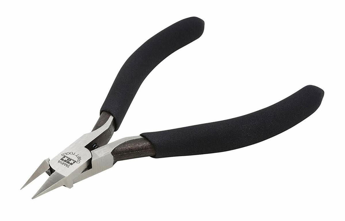 Tamiya Sharp Pointed Side Cutter For Plastic - Slim Jaw - 74123 1