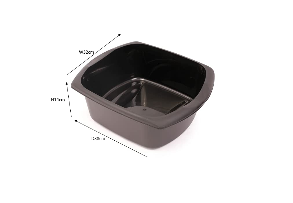 Addis Large Rectangular Washing Up Bowl - 9.5 Litre Ink Blue 9