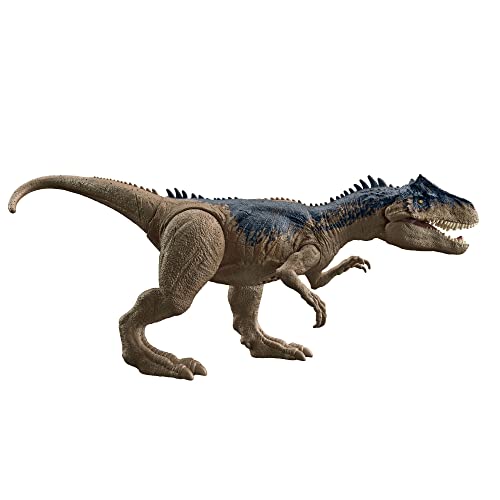 Jurassic World Roar Attack Allosaurus Dinosaurier Actionfigur Spielzeug für 4-Jährige &amp;