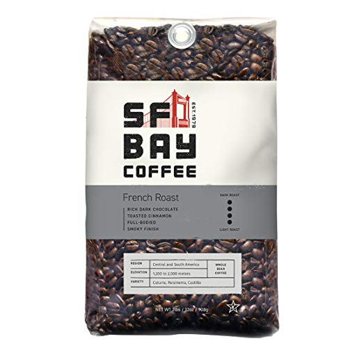 San Francisco Bay French Roast Whole Bean Coffee 908g - Dark Roast Arabica 2