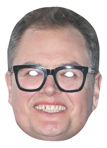 STAR CUTOUTS Alan Carr Comedian Face Mask - Cardstock | One Size | CM261
