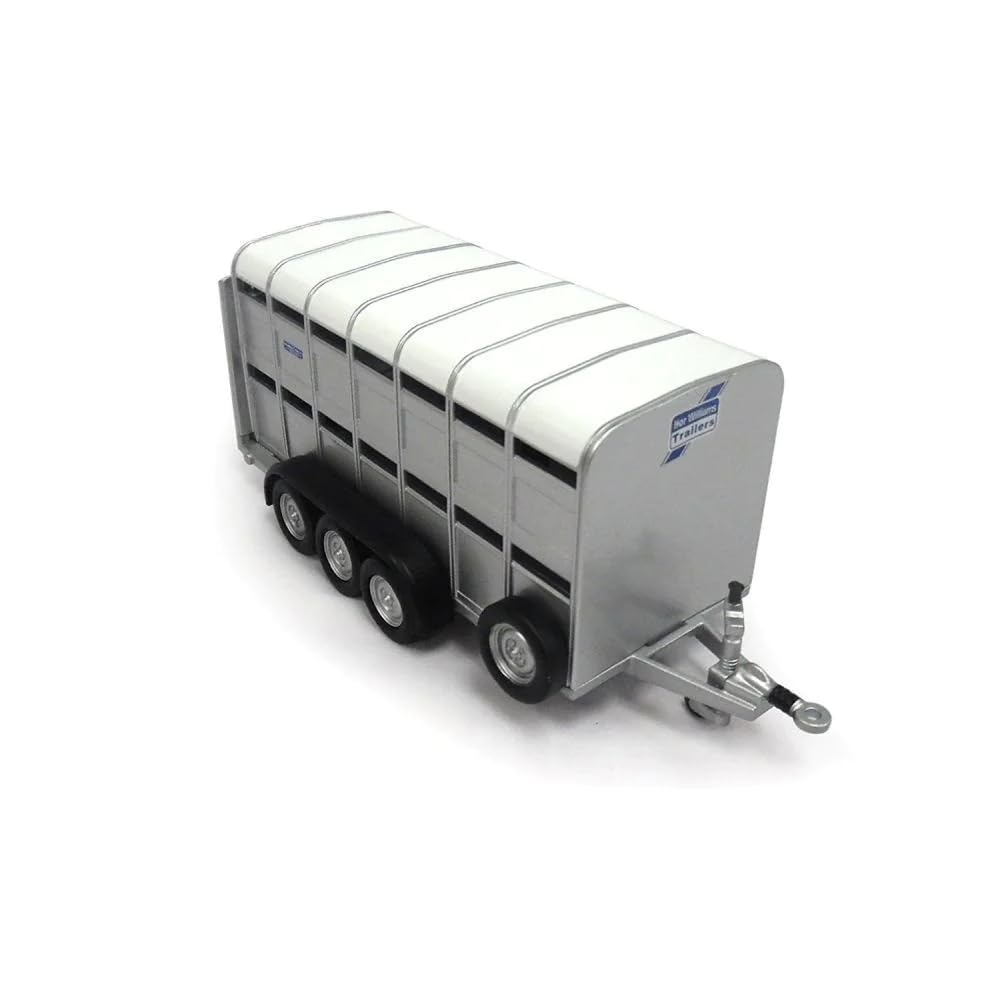 Britains 1:32 Ifor Williams Livestock Trailer - Farm Vehicle for 1:32 Scale Playsets, Ages 3+ 4