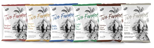 Two Farmers Mixed Selection Crisps Box - Lightly Salted, Salt & Cider Vinegar, Herefordshire Hop Cheese & Onion, Hereford Bullshot, Sausage & Mustard, Woodland Mushroom & Wild Garlic 7