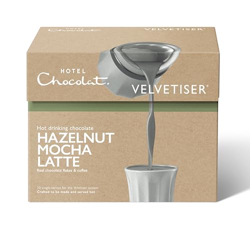 Hotel Chocolat - Hazelnut Mocha Latte Hot Chocolate Sachets (10 Sachets) 4