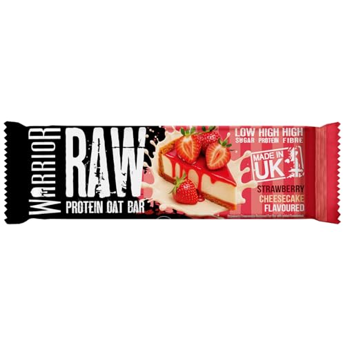 Warrior RAW Protein Bars – 12 x 75g Chewy Oat Flapjacks – High Protein, Low Sugar, High Fibre 5