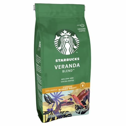 STARBUCKS Veranda Blend Blonde Roast Ground Coffee 200g (Pack of 6) 6