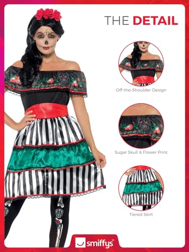 Smiffys Day of the Dead Senorita Costume - X-Large (48077X1)