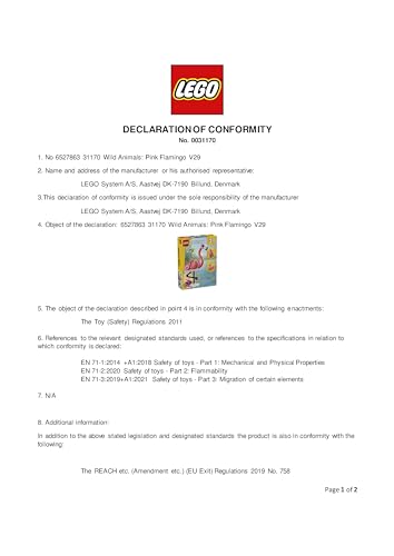 LEGO Creator 3in1 Wild Animals: Pink Flamingo Building Set - 3 Animal Models for Ages 8+ 13